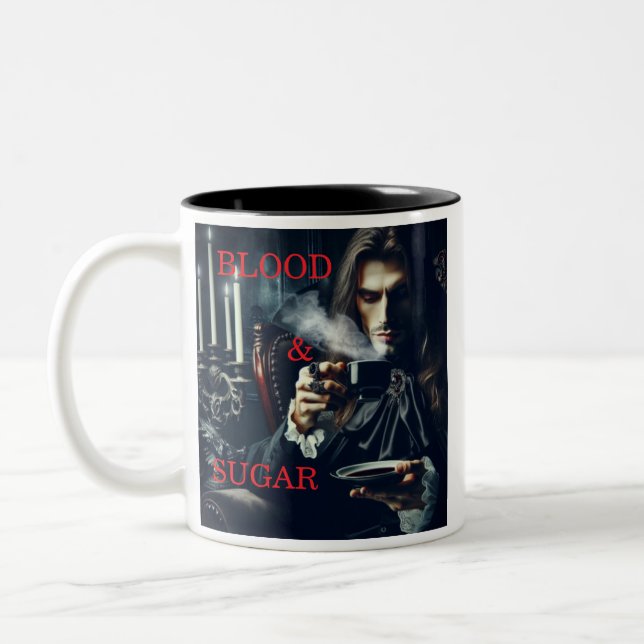 Taza Bicolor Sangre y Azúcar (Izquierda)