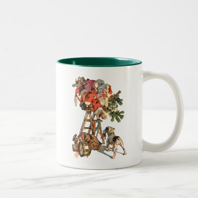 Taza Bicolor Santa Arriba una Escalera (Derecha)