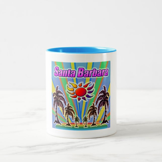 Taza Bicolor Santa Barbara Summer Love Mug (Centro)