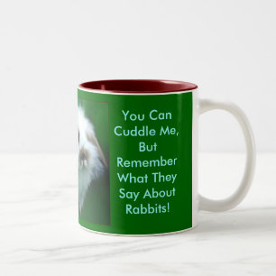 Taza Bicolor Santa Bunny Mug