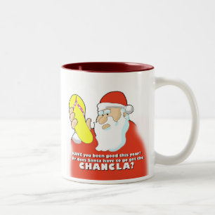 Taza Bicolor Santa Chancla