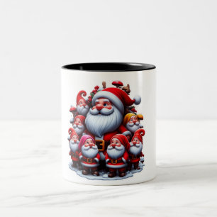 Taza Bicolor Santa Claus
