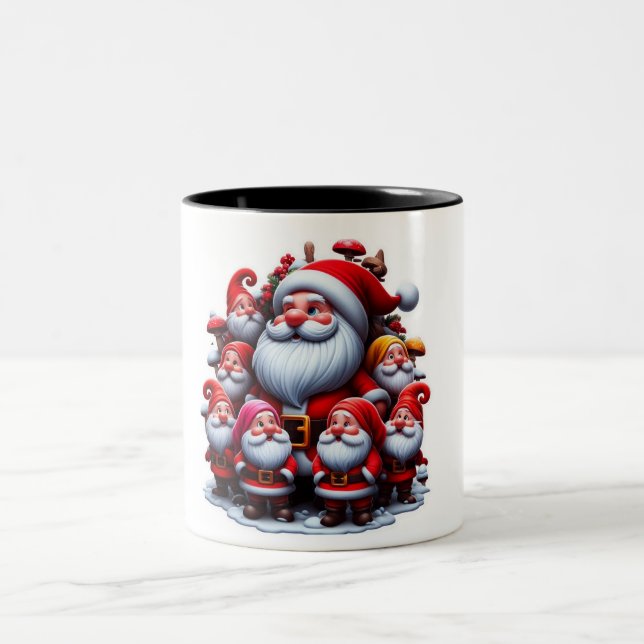 Taza Bicolor Santa Claus (Centro)