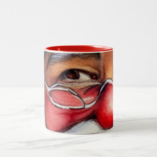 Taza Bicolor Santa Claus (Centro)