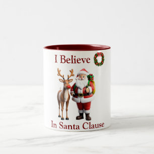 Taza Bicolor Santa Cláusula