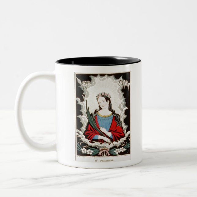 Taza Bicolor Santa Filomena - 1845 (Izquierda)