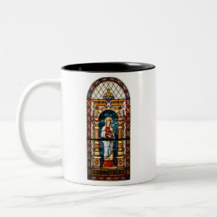 Taza Bicolor Santa Isabel de Hungría Arte Medieval Premium