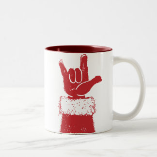 Taza Bicolor Santa le ama