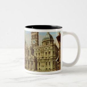Taza Bicolor Santa María Maggiore, Roma, 1739
