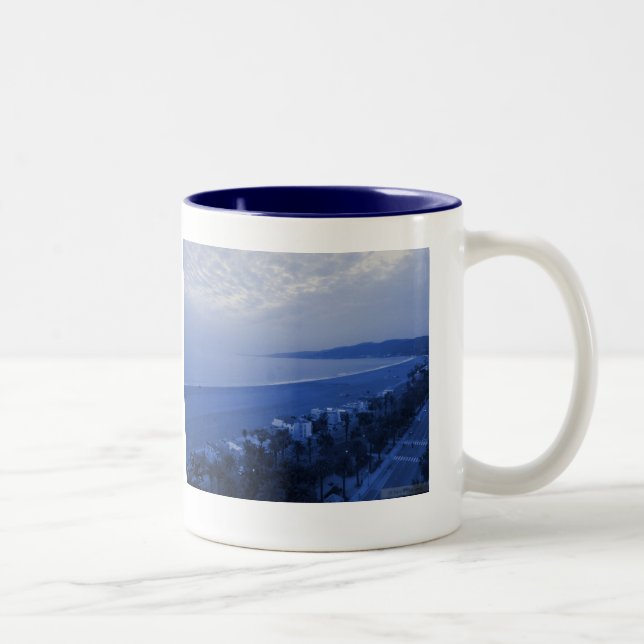 TAZA BICOLOR SANTA MONICA BLUE MUG (Derecha)