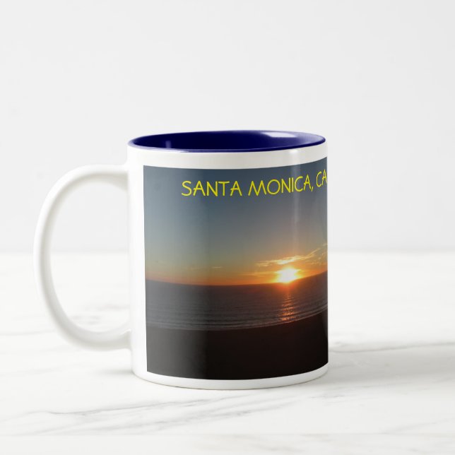 TAZA BICOLOR SANTA MONICA SUNSET MUG (Izquierda)
