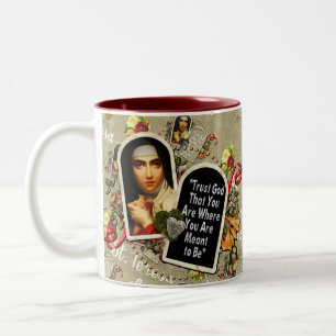 Taza Bicolor Santa Teresa de Ávila