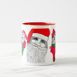 TAZA BICOLOR SANTA Y LA MAMA DE LOS ELVOS