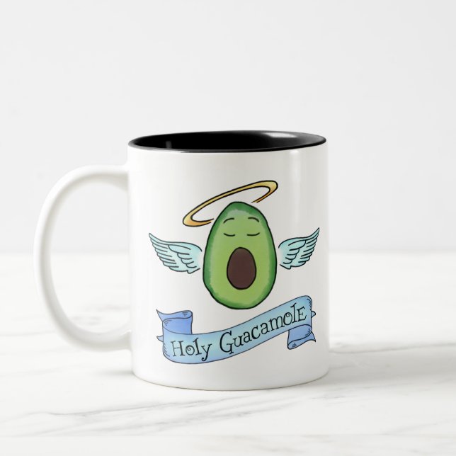 Taza Bicolor Santo Guacamole (Izquierda)