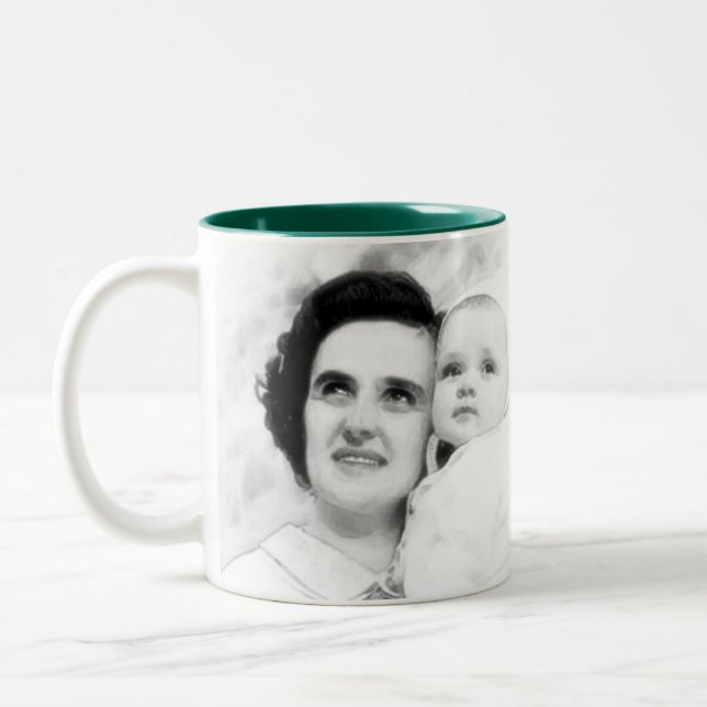 Taza Bicolor Santo Juana Beretta Molla (Izquierda)