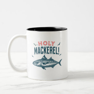 Taza Bicolor ¡Santo Mackerel! Divertido expleto