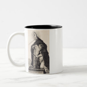 Taza Bicolor Santos Alberto Magno y Tomás de Aquino Bellas Arte