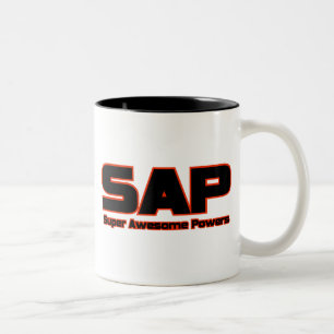 Taza Bicolor SAP - poderes impresionantes estupendos
