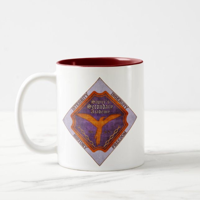 Taza Bicolor Sapier's High Academy Mug (Izquierda)