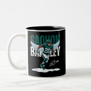 Taza Bicolor Saquon Eagles Vintage Barkley Design 90er Jahre Gr