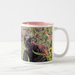 Taza Bicolor Sara en la cerca