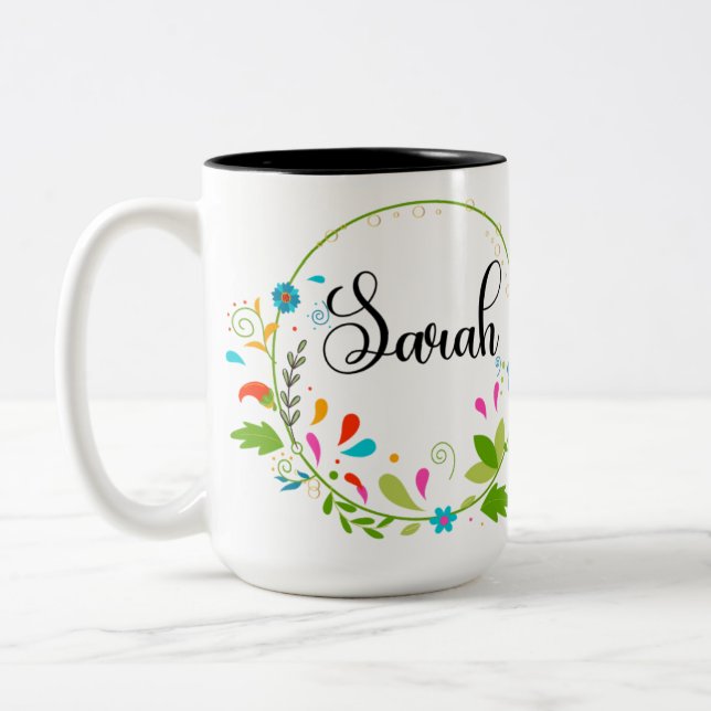 Taza Bicolor Sarah's Mug 15oz (ver más opciones) (Izquierda)