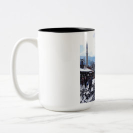 Taza Bicolor Sarajevo Mug-Gran idea de regalo especial para tod