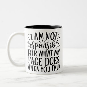 Taza Bicolor Sarcasm & Wit Coffee Mug