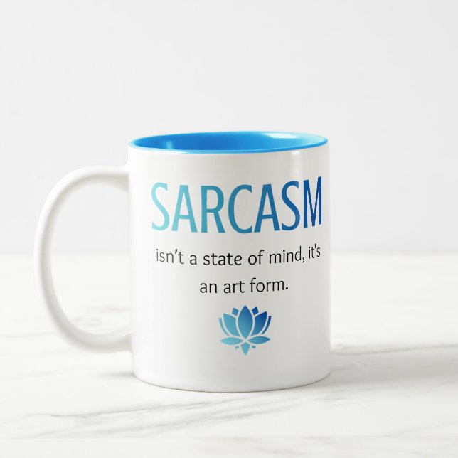 Taza Bicolor Sarcasmo (Izquierda)