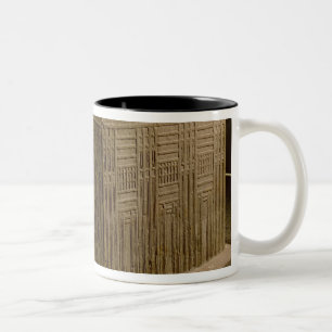 Taza Bicolor Sarcófago de la cucaracha de Abu (piedra caliza)