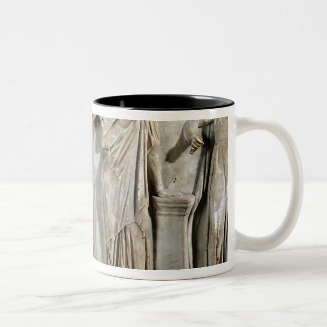 Taza Bicolor Sarcófago de las musas (Derecha)