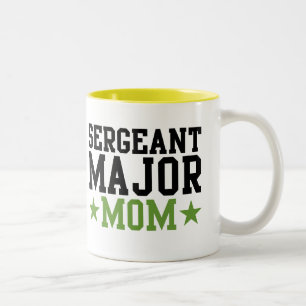 Taza Bicolor Sargento comandante mamá