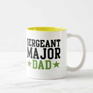 Taza Bicolor Sargento comandante papá