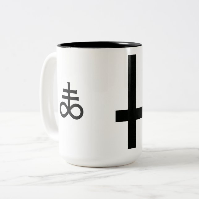 Taza Bicolor Satanico (Anverso izquierdo)