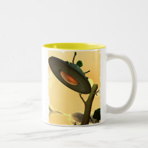 Taza Bicolor Saucer Buddies Mug
