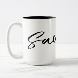 Taza Bicolor Saudade Black