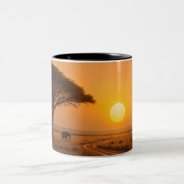 Taza Bicolor Savanna Sunset Mug