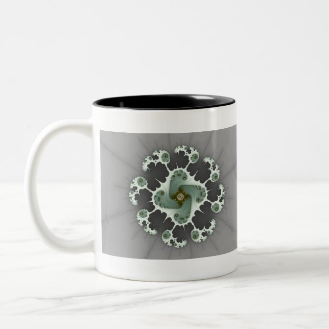 Taza Bicolor SaWheel - Fractal Mug (Izquierda)