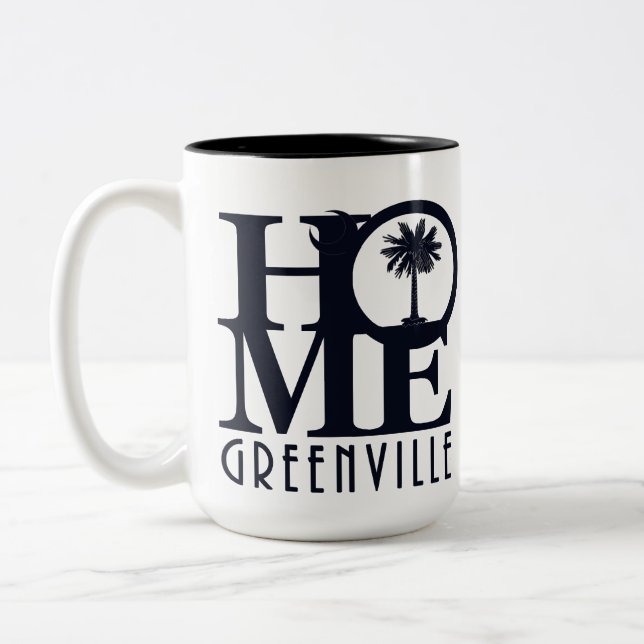 Taza Bicolor SC CASERO 15oz de Greenville (Izquierda)