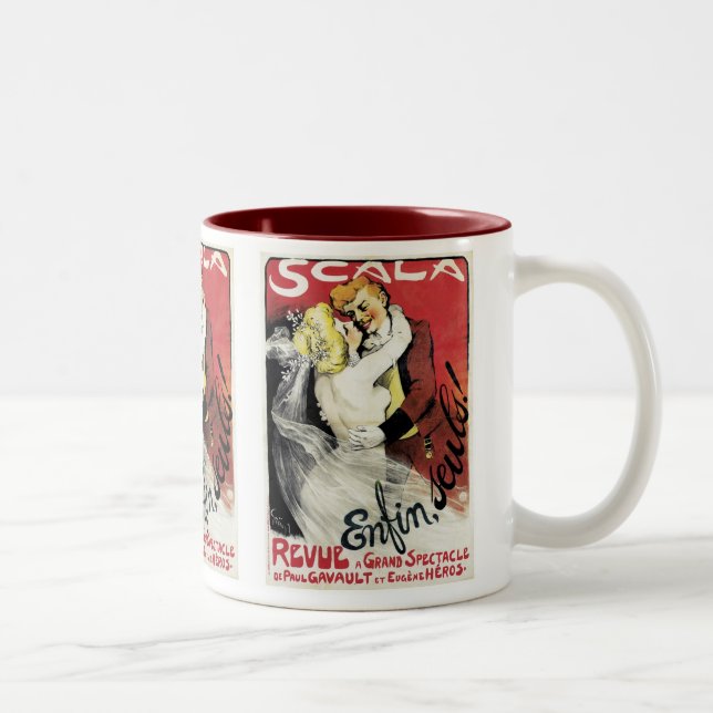 Taza Bicolor Scala ~ Enfin, Seuls! (Derecha)