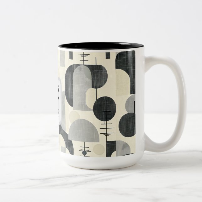 Taza Bicolor Scandi Motif No. 2 | (Derecha)