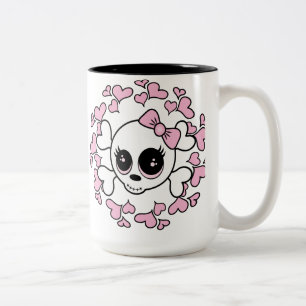Taza Bicolor SCariño Skull