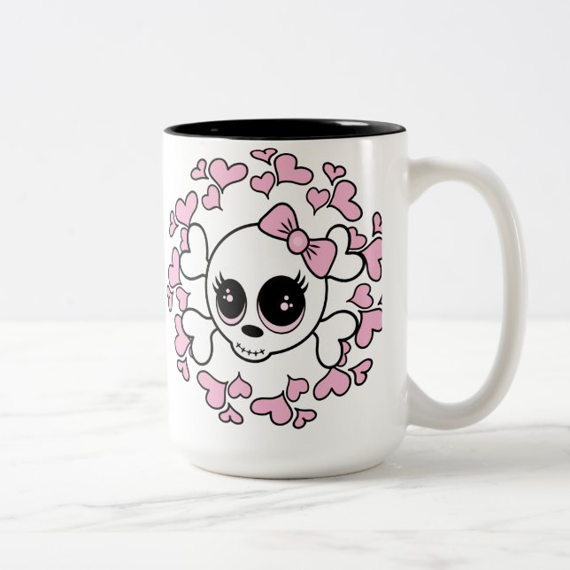Taza Bicolor SCariño Skull (Derecha)