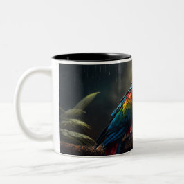 Taza Bicolor Scarlet Macaw Mug en Costa Rica: Bola tropical