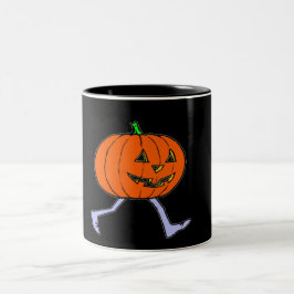 Taza Bicolor Scary Pumkin