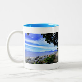 Taza Bicolor Scenic Coffee Mug