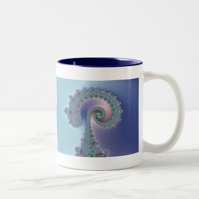 Taza Bicolor Scepter - Fractal Mug (Derecha)