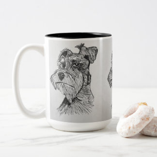 Taza Bicolor Schnauzer