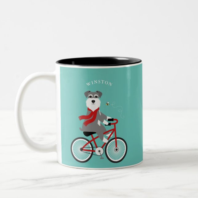 Taza Bicolor Schnauzer Mugs (Izquierda)