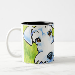 Taza Bicolor Schnauzer puro